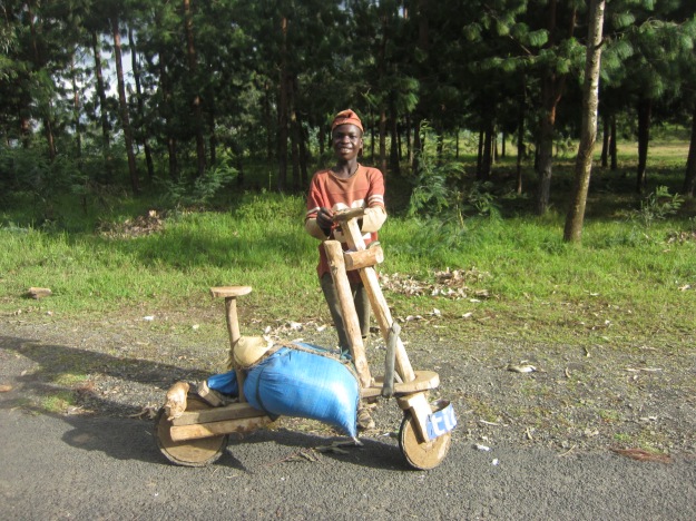 Bicicleta de madera Ruanda
